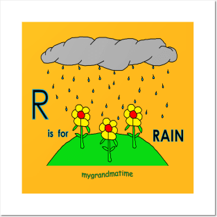 R is for RAIN Posters and Art